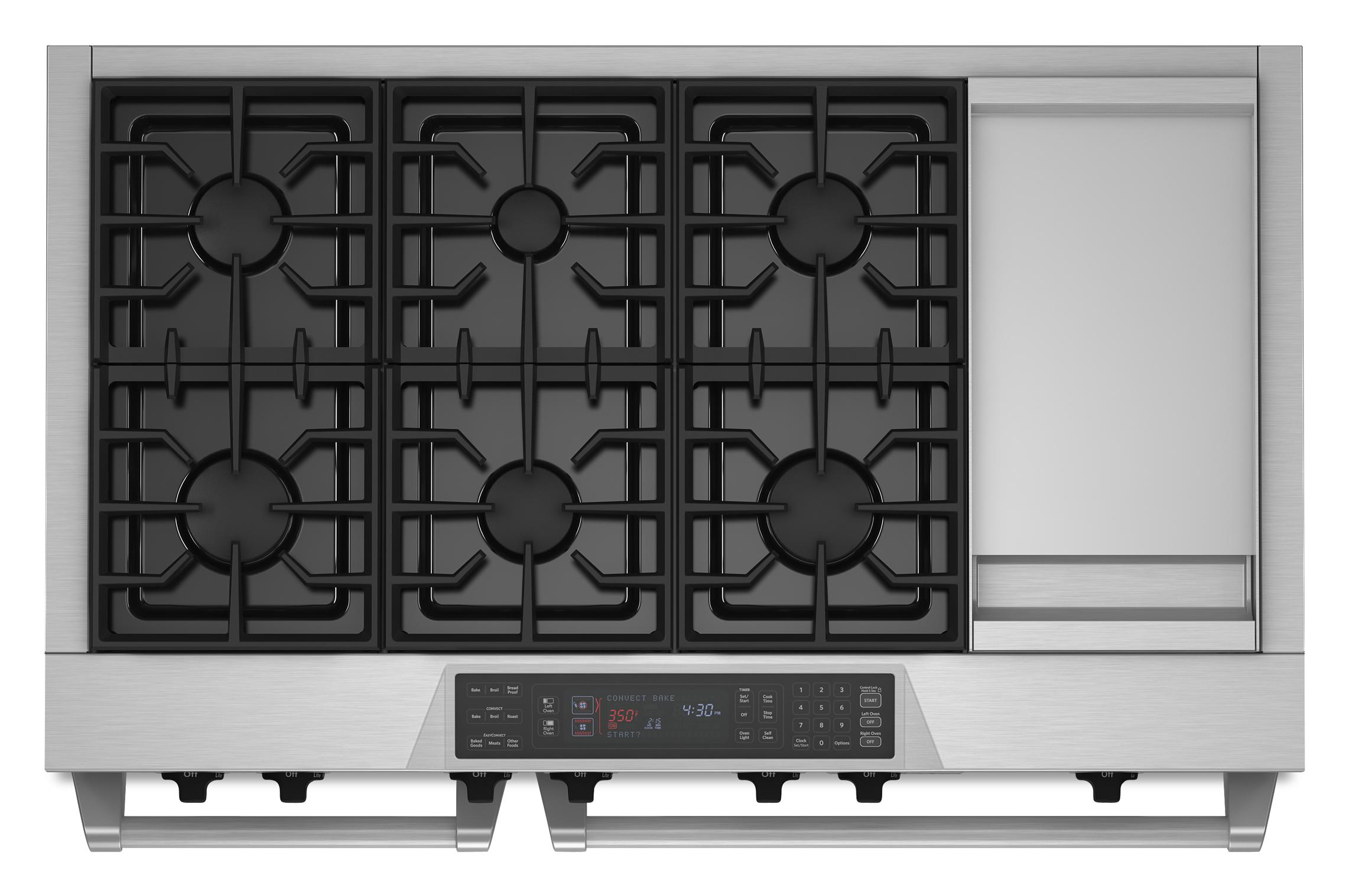 KitchenAid 48" Freestanding Dual Fuel Range with Convection Oven